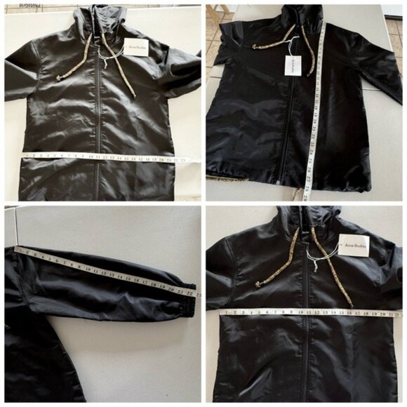 ACNE STUDIOS Rainbow Hooded Jacket Large - Picture 10 of 13